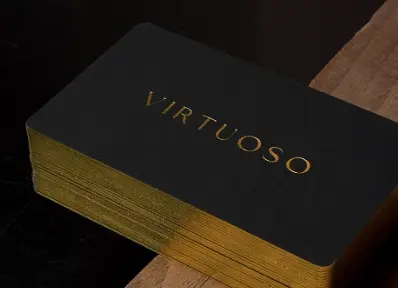 Colored Edge Business Cards
